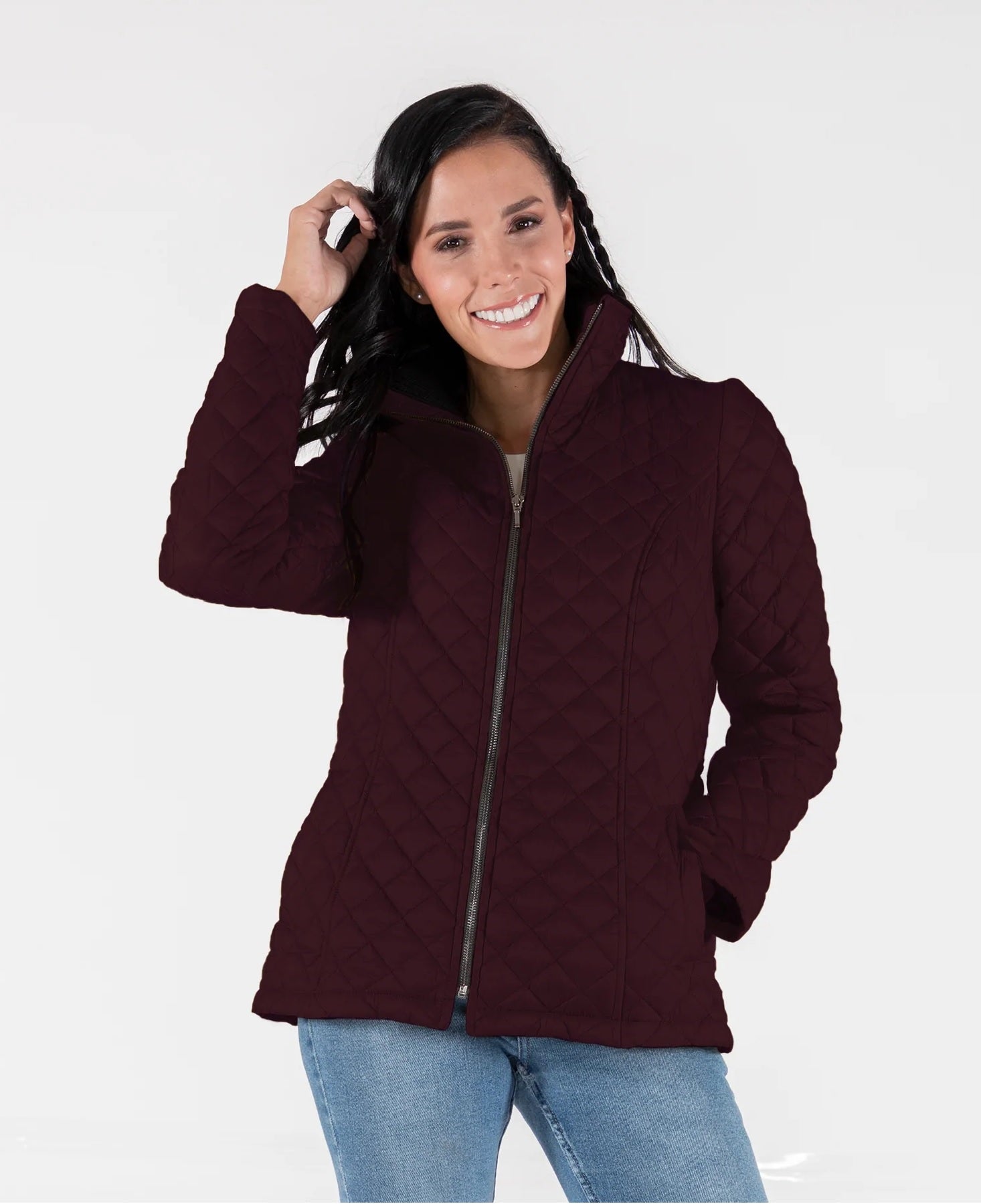 Chamarra con cuello interno de cardigan Shyla 25000012